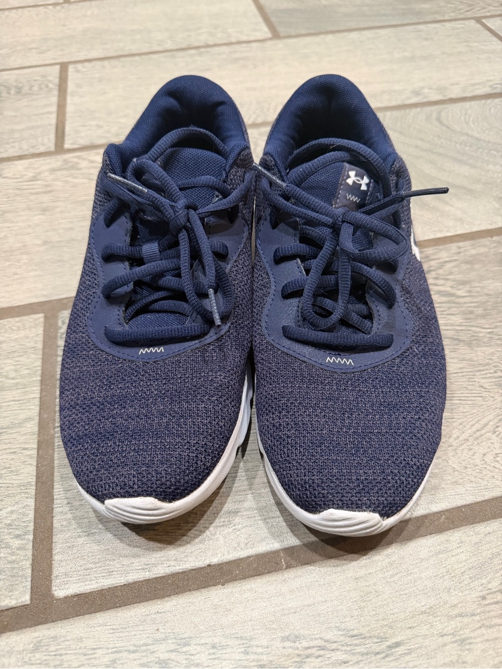 Under Armour Men's Navy Knit Training Sneakers